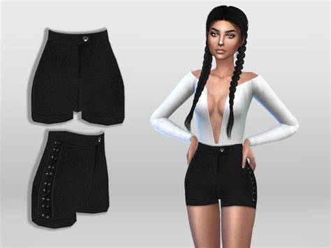 Female Short Pants The Sims 4 P1 Sims4 Clove Share Asia Sims 4