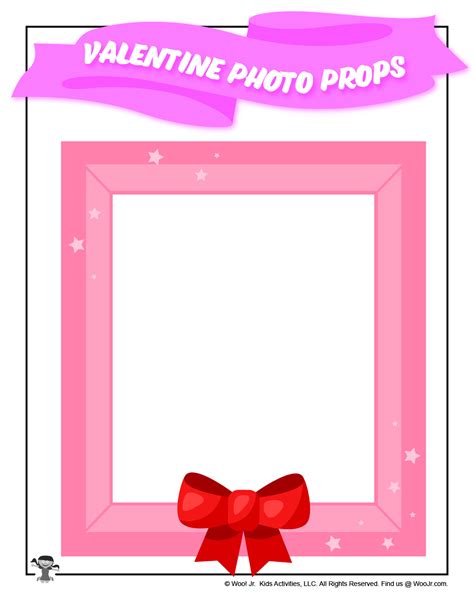 Free Printable Valentines Day Photo Frame Woo Jr Kids Activities