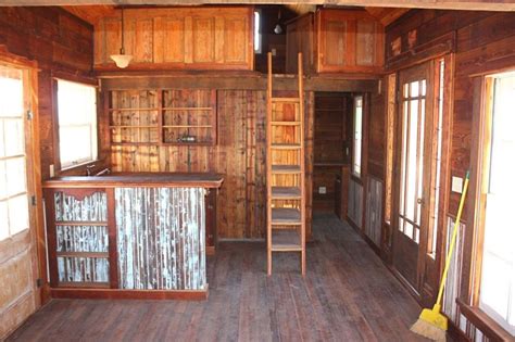 This home is 12x24 feet long with a 12/12 roof and loft. Ellinger Tiny Texas House Empty Interior | Tiny texas ...