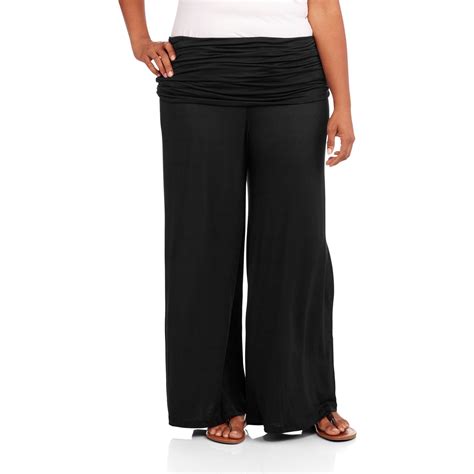 womens plus size black stripe wide leg palazzo pants xl 1xl