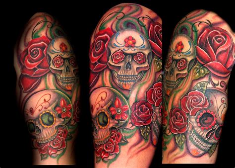 25 Sugar Skull Tattoo Designs