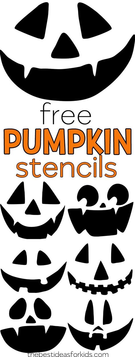 Free Printable Pumpkin Carving Templates For Kids
