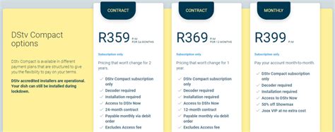 This post contains current new dstv south africa packages price list for 2021. List Of DStv Compact Channels South Africa 2020