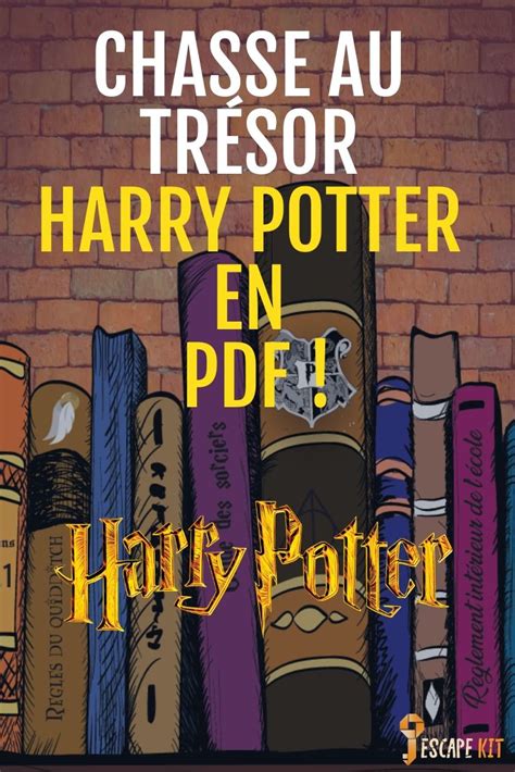 Chasse au trésor Harry Potter en PDF | Activité manuelle harry potter
