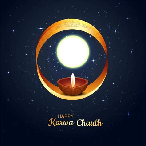Karwa Chauth Vector Hd Images Indian Happy Karwa Chauth Festival