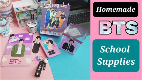 Diy Bts School Supplies How To Make Bts School Supplies Without