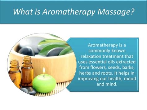 aromatherapy massage and our health