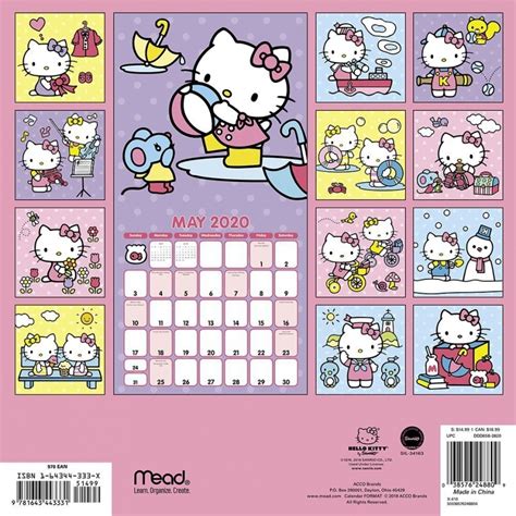 Calendar 2024 Hello Kitty Printable 2024 Calendar Printable