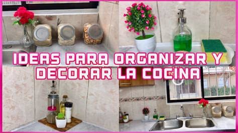 Decoración de cocinas, fotos de cocinas, modelos de reposteros, muebles para cocina, artefactos de cocina, iluminación de cocinas, cocinas integrales, cocinas de diseño, accesorios para cocinas, cocinas empotradas, cocinas modernas, cocinas italianas 3 IDEAS PARA DECORAR Y ORGANIZAR UNA COCINA PEQUEÑA ...