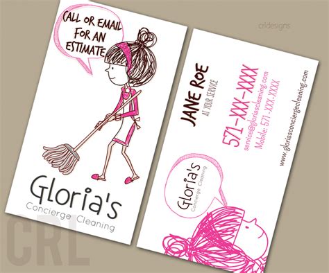 Examples Of Cleaning Business Cards Arts Arts
