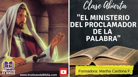 Mes De La Biblia Clase El Ministerio Del Proclamador De La Palabra