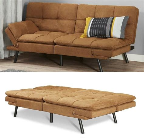 Bounded foams and memory foams. Memory Foam Futon Sofa Bed Couch Sleeper Convertible