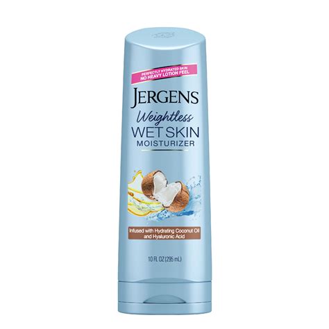 Jergens Wet Skin In Shower Body Lotion With Coconut Oil Dermatologist