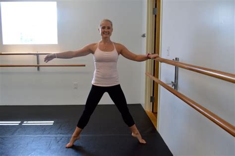 Barre For Beginners My Own Balance Barre Moves Barre Barre Video