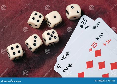 Playing Cards And Dice Stock Photos Image 11838353
