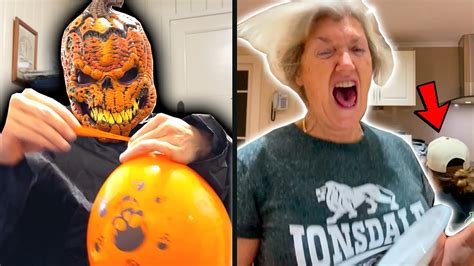 Freaky Pumpkin Halloween Pranks Youtube
