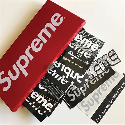 Supreme Stickers Meet The Collector Tracking Down Every Piece