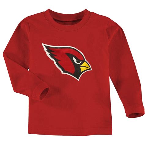 Toddler Arizona Cardinals Cardinal Team Logo Long Sleeve T Shirt