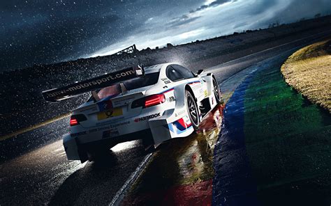 Raining Matin Bmw M3 Dans La Course Fonds Décran 2560x1600 Fonds D