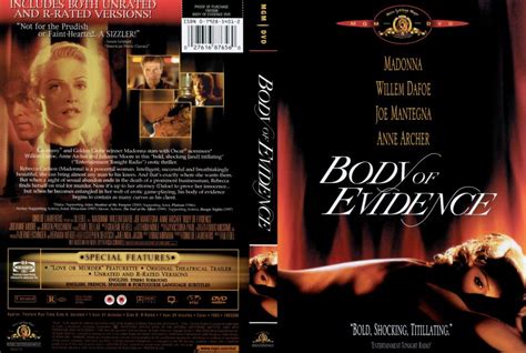 Body Of Evidence Movie Dvd Scanned Covers 3123body Of Evidence