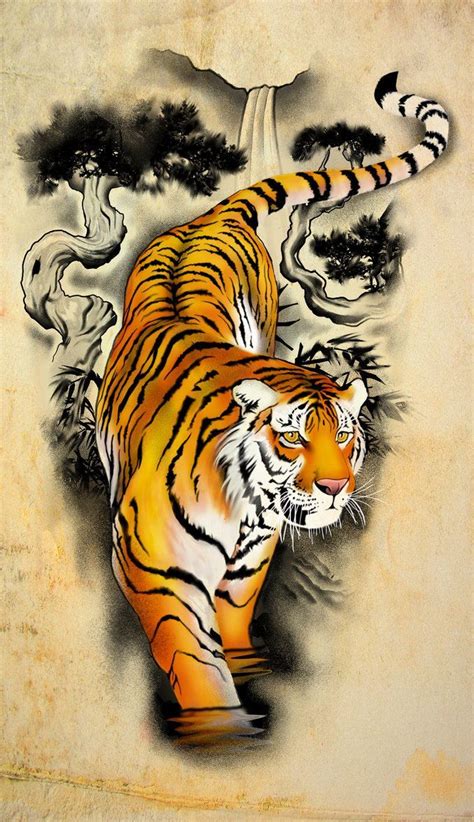 Afbeeldingsresultaat Voor Tiger Prowling Into Water Tattoo Tiger