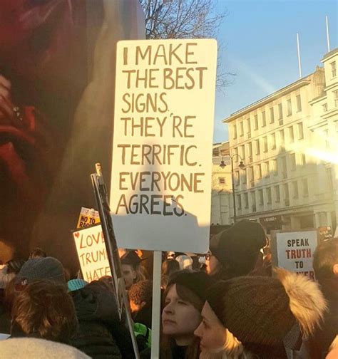 Hilarious And Witty Protest Signs From Last Months Global Womens