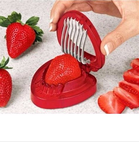 New Strawberries Cut Fruit Knife Simply Slice Stainless