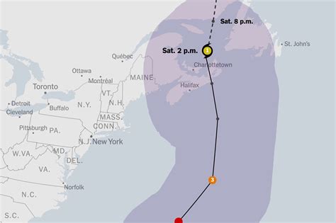 Hurricane Tracker Map Fiona