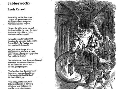 Jabberwocky A Nonsensical Poem With A Beautiful Meaning Written In
