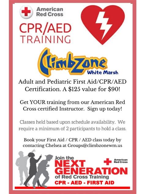 American Red Cross Adult And Pediatric First Aidcpraed Cert Essex