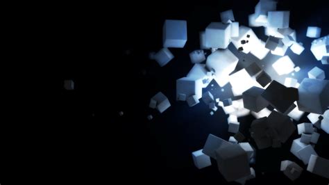 Online Crop White Cubes Digital Art Abstract Cube Dark Hd
