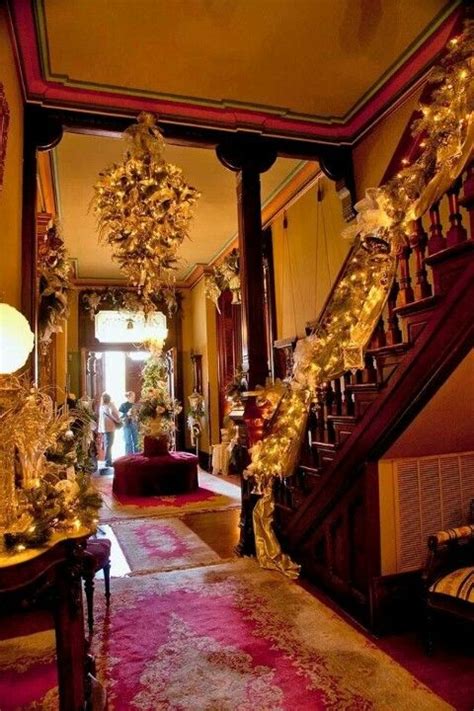 Mansion Victorian Christmas Decorations Christmas Home Christmas