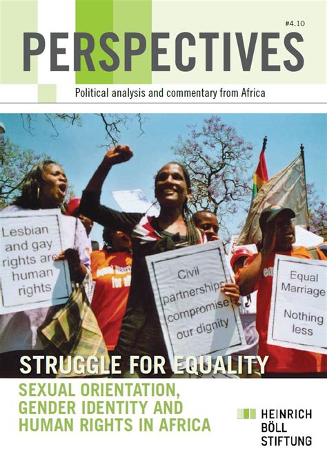 Struggle For Equality Sexual Orientation Gender Identity And Human Rights In Africa Heinrich