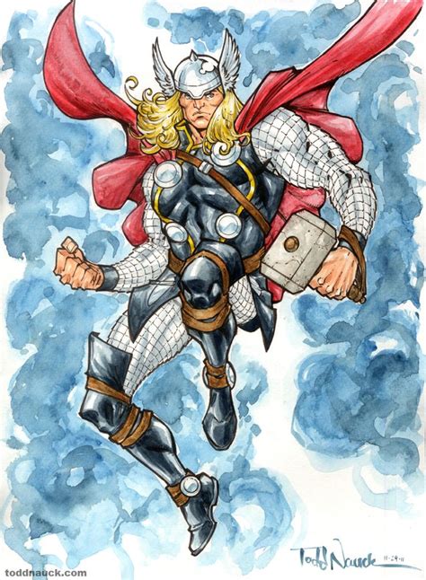 The Art Of Todd Nauck Thor Comic Art Comic Art Marvel Comics