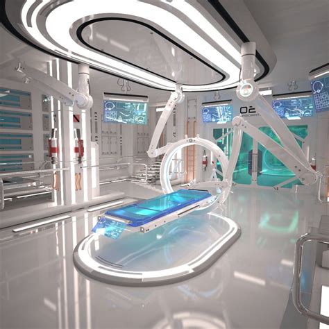 3d Model 3d Models3d Futuristic Laboratory