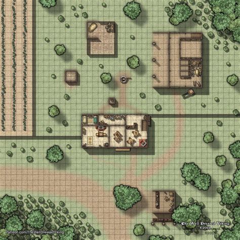 Dnd Farm Battle Map