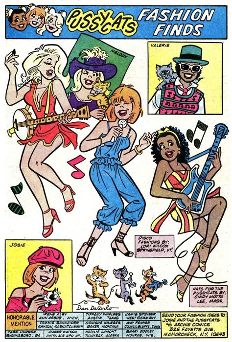 Melodys Fashions Occasionally Featured In The Comic These Pages