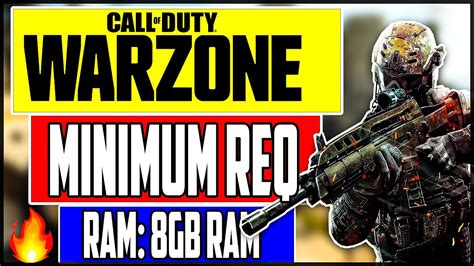 Minimum System Requirements For Call Of Duty Warzone On Pc Youtube
