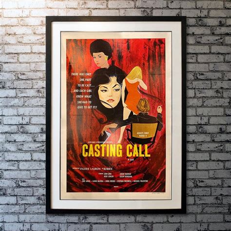 Casting Call 1970 Poster For Sale At 1stdibs