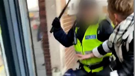 Video Shows Officer Beating Teenage Boy Uk News Sky News