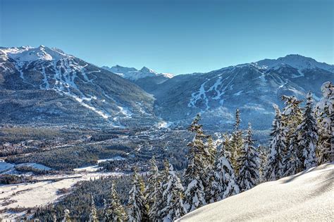 Whistler Blackcomb Mountains In Winter Photograph By Pierre Leclerc