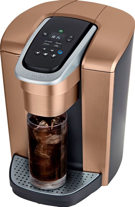 Customer Reviews Keurig K Elite Single Serve K Cup Pod Coffee Maker Brushed Copper 5000203821