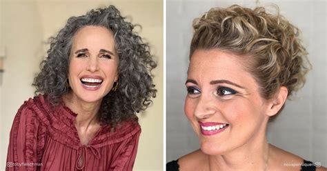 24 Trendsetting Curly Hair Ideas For Women Over 50