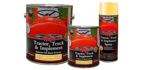 Majic Paints Reviews Its Tractor Truck And Implement Enamel To
