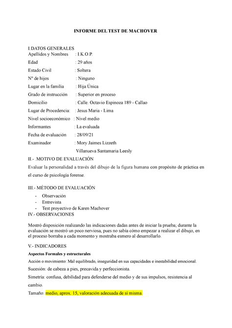 Pdf Superior Esquema Para La Interpretacion Del Test De Machover Pdmrea