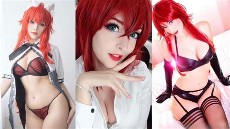 rias gremory hot cosplay highschool dxd cosplay youtube