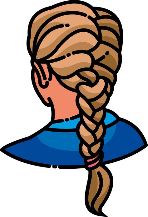 Braiding Hair Clipart