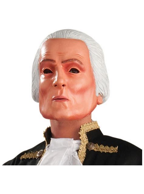 President George Washington Latex Face Costume Mask Adult