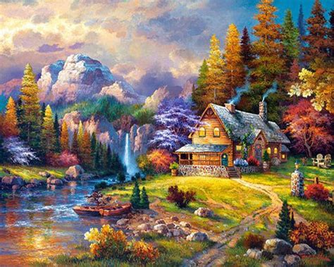 5d Diamond Painting Kits For Adults Full Drill Beautiful Scenery Square