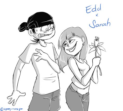 ed edd n eddy edd double d and sarah fanart by spogunasya on tumblr ed edd n eddy